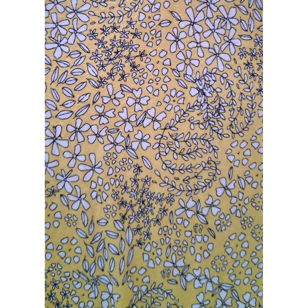Cynthia Rowley Yellow Floral Paisley Sundress 2 V-Neck Sleeveless Cottage-Core - Picture 6 of 8